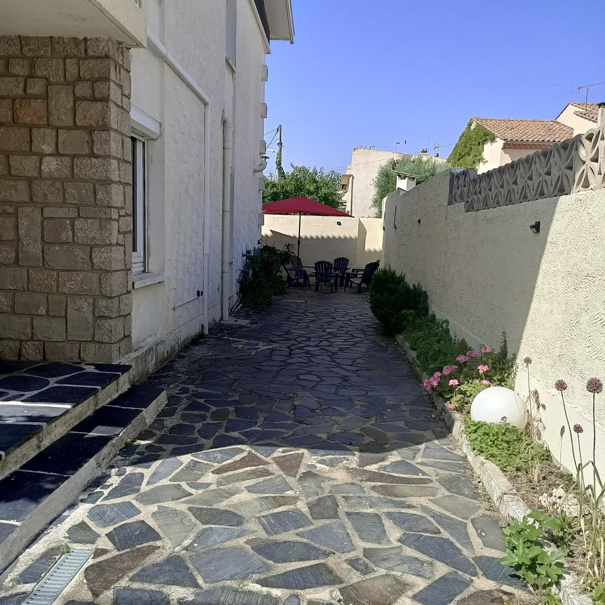 Location Bord De Mer, Villa De Vacances 6-8 Personnes - Jardin Valras-Plage Exterior foto
